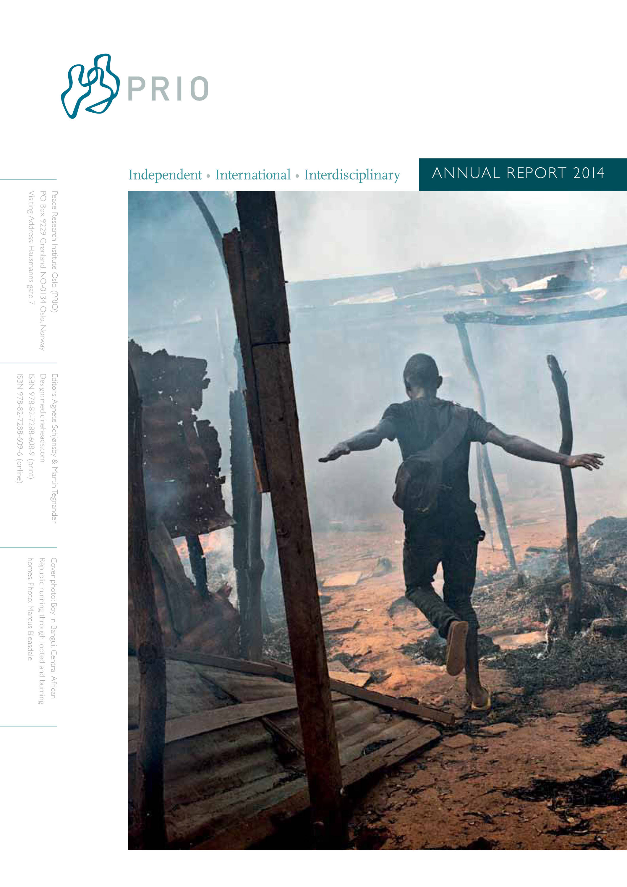 PRIO Annual Report 2014 – Peace Research Institute Oslo (PRIO)